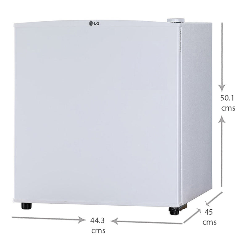 LG 45 L Direct Cool Single Door 2 Star Refrigerator  (Super White, GL-M051RSWC)