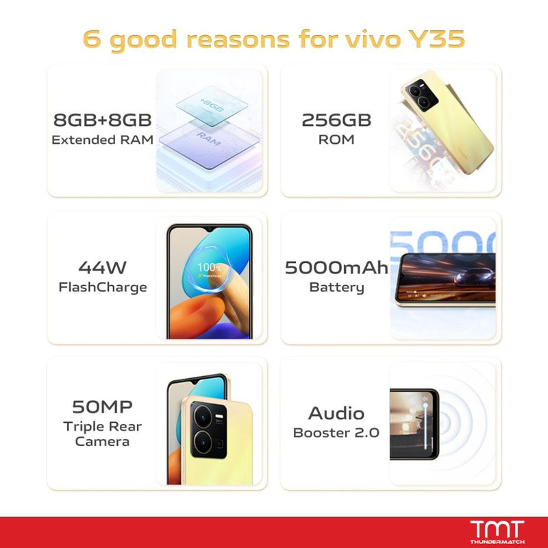 vivo Y16 ( 4GB RAM, 64GB Storage)