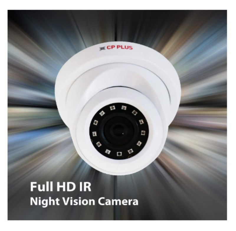 CP PLUS 2.4MP Cosmic Full HD IR Dome Night Vision Camera, 3.6mm- 1080p CP-VAC-D24L2-V3 (Cosmic) buyyzo