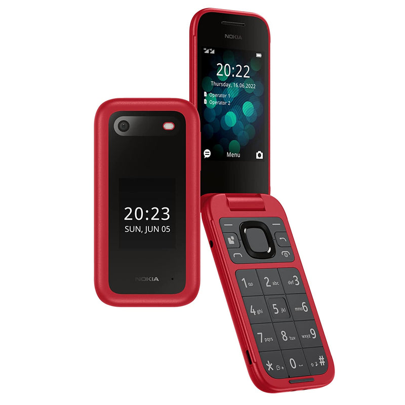 Nokia 2660 Flip 4G Volte keypad Phone with Dual SIM, Dual Screen, inbuilt MP3 Player & Wireless FM Radio |