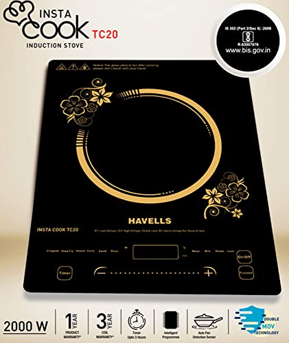 Havells Induction Cooktop TC 20 2000 watt (Black)