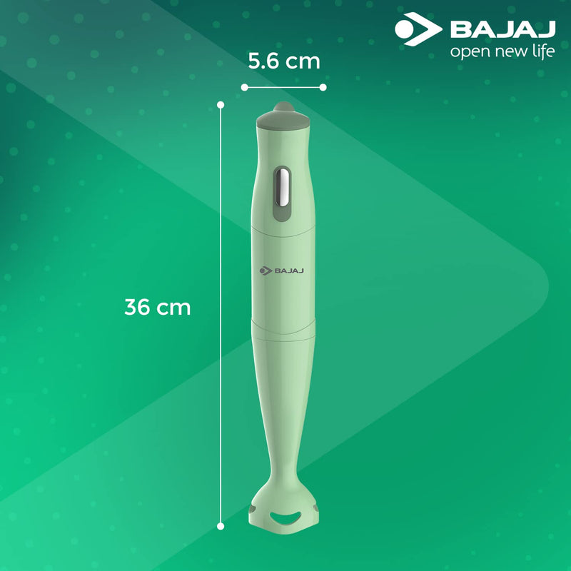 Bajaj HB-20 Silent 300W Hand Blender (Green)