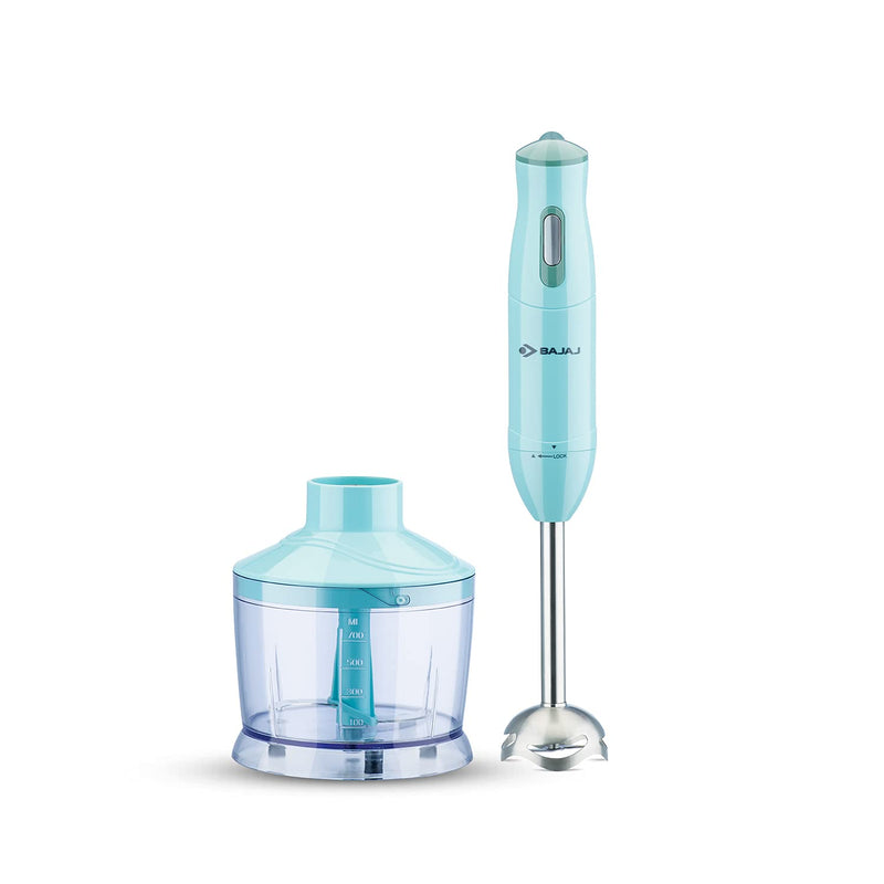 Bajaj HB-22 Silent 300W Hand Blender, Light Blue