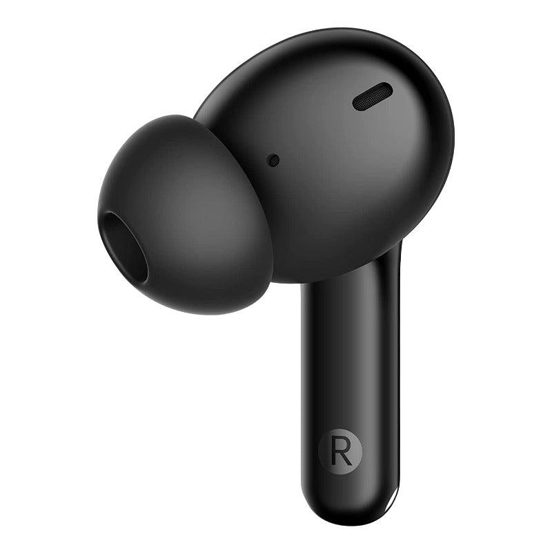 realme Techlife Buds T100 with Fast Charging & up to 28 Hours Playback & AI ENC for Calls Bluetooth Trult Wireless in Ear Earbuds with Mic (Black)