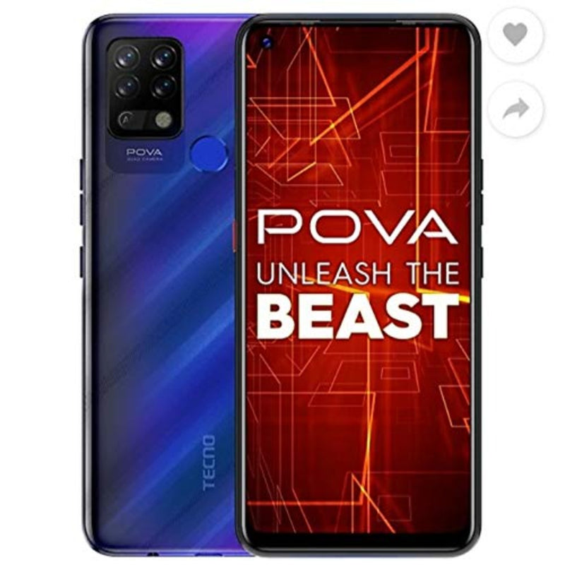 Tecno Pova (4GB+64GB) (Magic Blue)