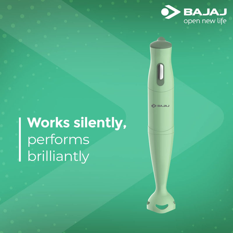 Bajaj HB-20 Silent 300W Hand Blender (Green)