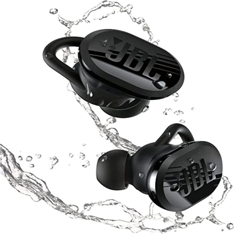 Jbl Endurance Race Bluetooth Truly Wireless Active Sports in Ear Earbuds with Mic 30Hrs Playtime Ip67 Water & Dustproof Secure Fit with Enhancer & Twistlock Design for Running & Workouts (Black)