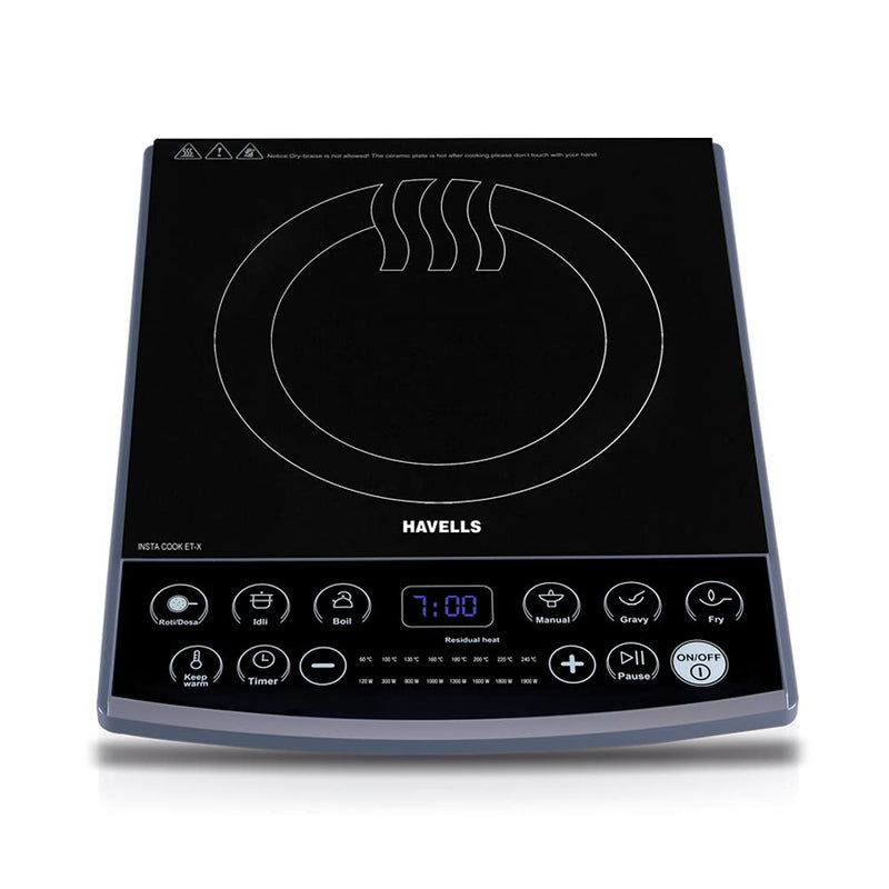 Havells INSTA COOK  ET-X, 1900 w, 8 Preset cooking options