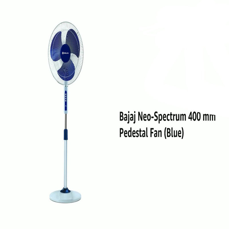 Bajaj Neo-Spectrum 400 mm Pedestal Fan (Blue)