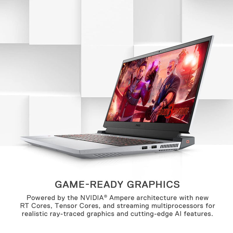 Dell New G15-5515 Gaming Laptop, AMD Ryzen5-5600H, Win11+MSO'21, 8GB GDDR4, 512GB SSD, NVIDIA RTX 3050 (4GB GDDR6), 15.6" (39.62Cms) FHD AG 250 nits 120Hz Backlit KB Orange (D560804WIN9W, 2.57Kgs)