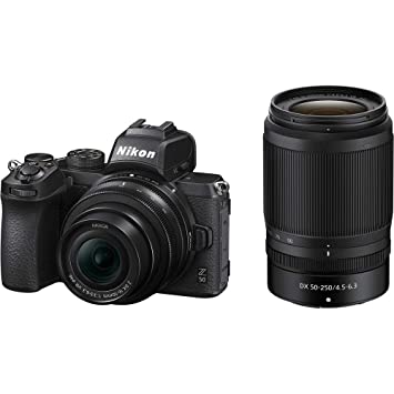 Nikon Z50 Mirroless Camera Body with NIKKOR Z DX 16-50mm f/3.5-6.3 VR & NIKKOR Z DX 50-250mm f/4.5-6.3 VR Lens