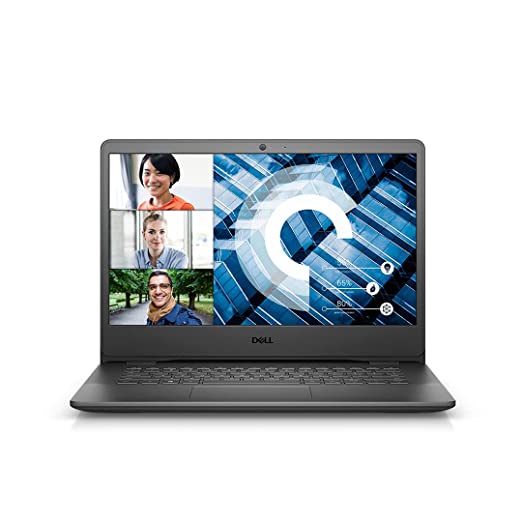 Dell New Vostro 3401 Laptop Intel i3-1115G4, 8GB DDR4, 256GB SSD, 14" (35.56Cms) FHD Display, Integrated Graphics, Win 10 + MSO, Black (D552190WIN9BE), 1.59Kg