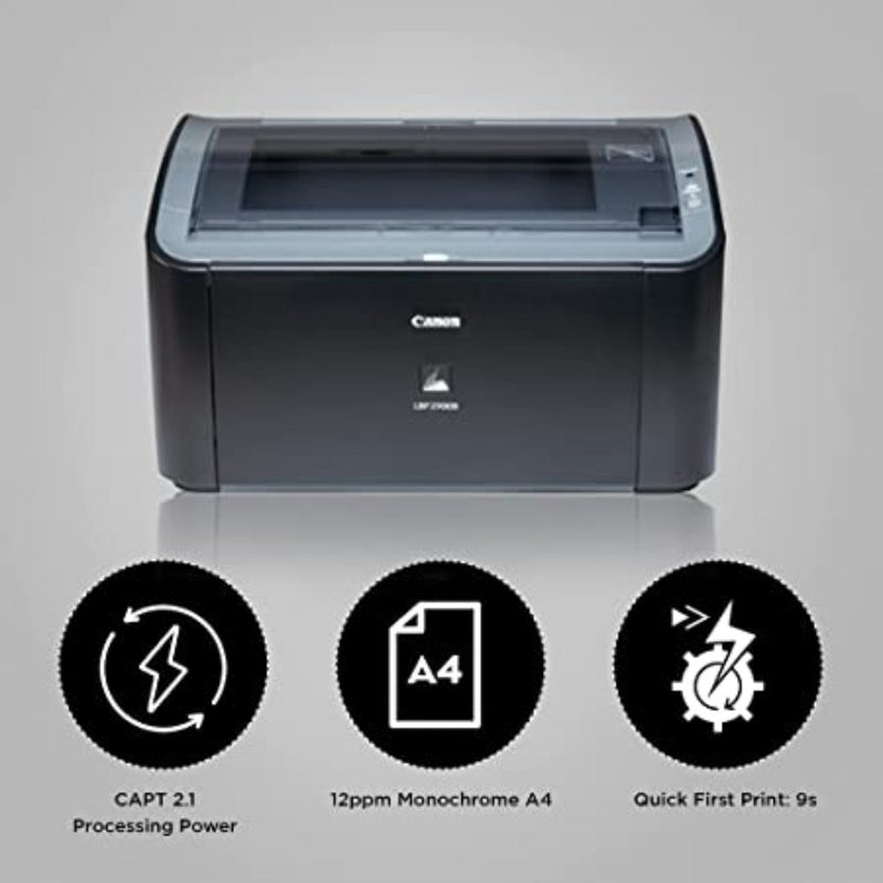 Canon imageCLASS LBP2900B Single Function Laser Monochrome Printer (Black), Black/White, Standard