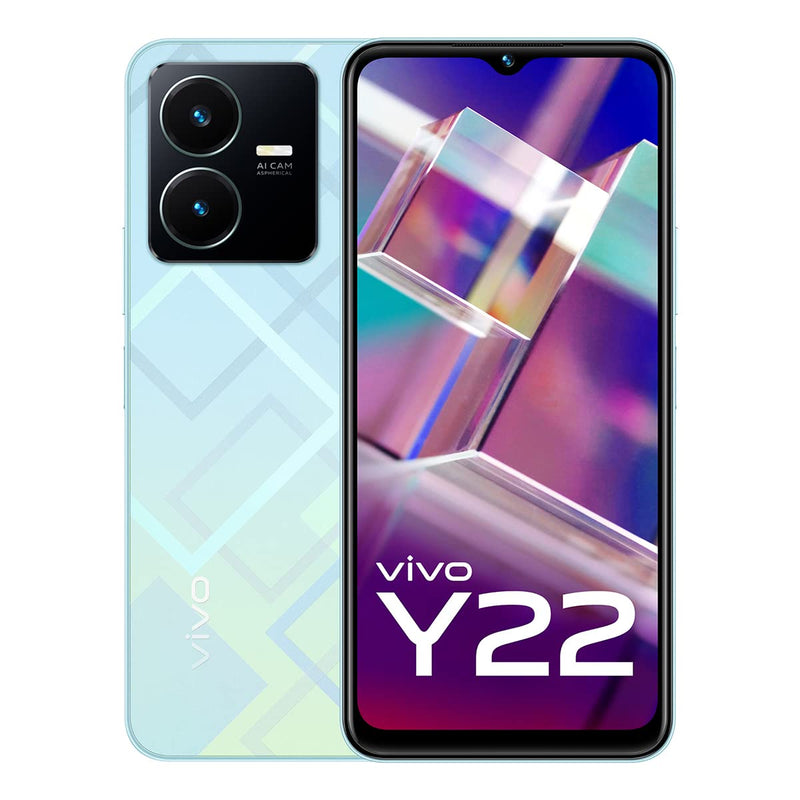 Vivo Y22 (Metaverse Green, 4GB RAM, 64GB Storage)