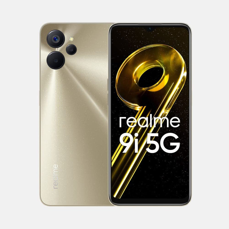 Realme 9i 5G (Metallica Gold/Rocking Black, 4/6GB RAM, 64/128GB Storage)