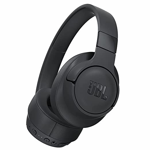 JBL Tune 760NC, Over Ear Active Noise Cancellation Headphones with Mic, up to 50 Hours Playtime, JBL Pure Bass, Google Fast Pair, Dual Pairing, AUX & Voice Assistant Support for Mobile Phones (Black)