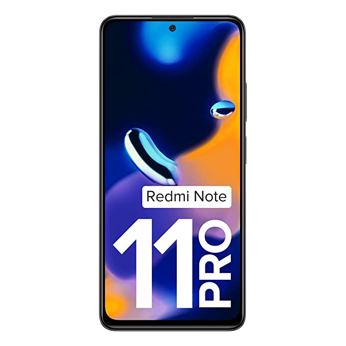 Redmi Note 11 Pro (Stealth Black, 8GB RAM, 128GB Storage)