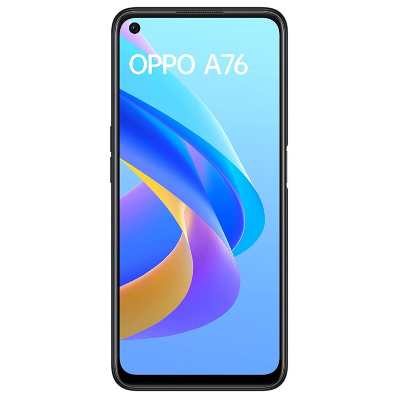 OPPO A76 (Glowing Black/Blue, 6GB RAM, 128 Storage)