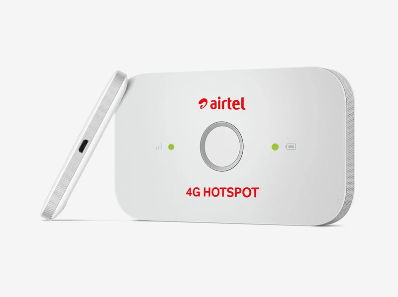 AIRTEL E5573CS-609 4G HOTSPOT PORTABLE WI-FI DATA DEVICE (WHITE) (Universal Supports All Sim Cards)