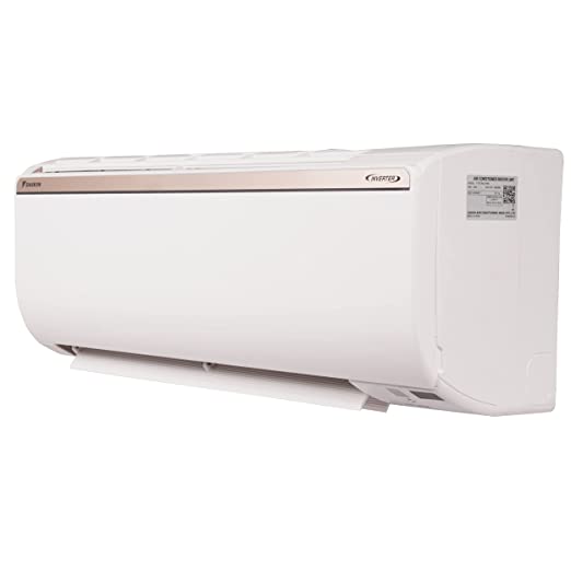 Daikin 1 Ton 4 Star Hot & Cold Heat Pump Inverter Split Air Conditioners (Copper, Upgraded Series, 2021 Model,FTHT35UV, White)