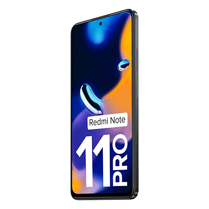 Redmi Note 11 Pro (Stealth Black, 8GB RAM, 128GB Storage)