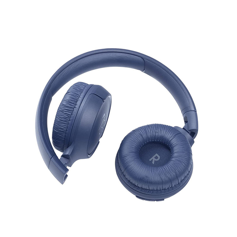 JBL Tune 510BT, On Ear Wireless Headphones with Mic, up to 40 Hours Playtime, JBL Pure Bass, Quick Charging, Dual Pairing, Bluetooth 5.0 & Voice Assistant Support for Mobile Phones (Blue)