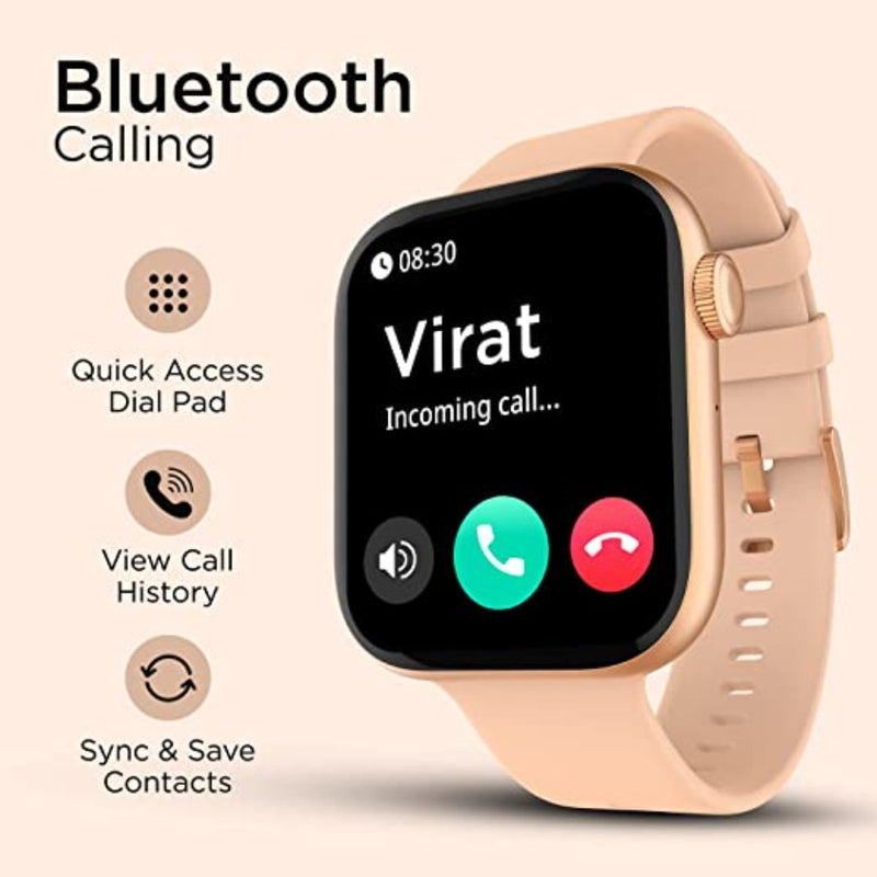 Fire-Boltt Ring 3 Bluetooth Calling 1.8" Biggest Display Smartwatch, 118 Sports Modes, Voice Assistance, SpO2, Heart Rate Monitoring, in Built Calculator & Games