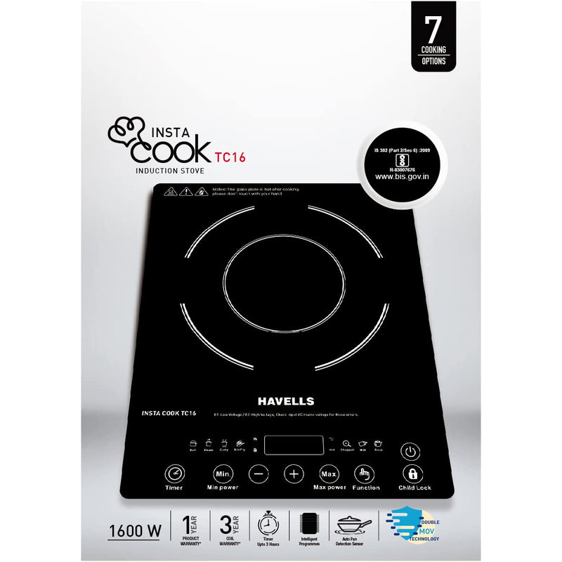 Havells INSTA COOK TC16 Induction Stove 1600 w