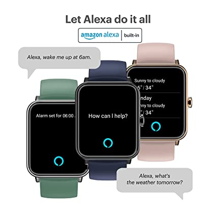 Noise ColorFit Pro 3 Assist Smart Watch with Alexa Built-in, 24*7 Spo2