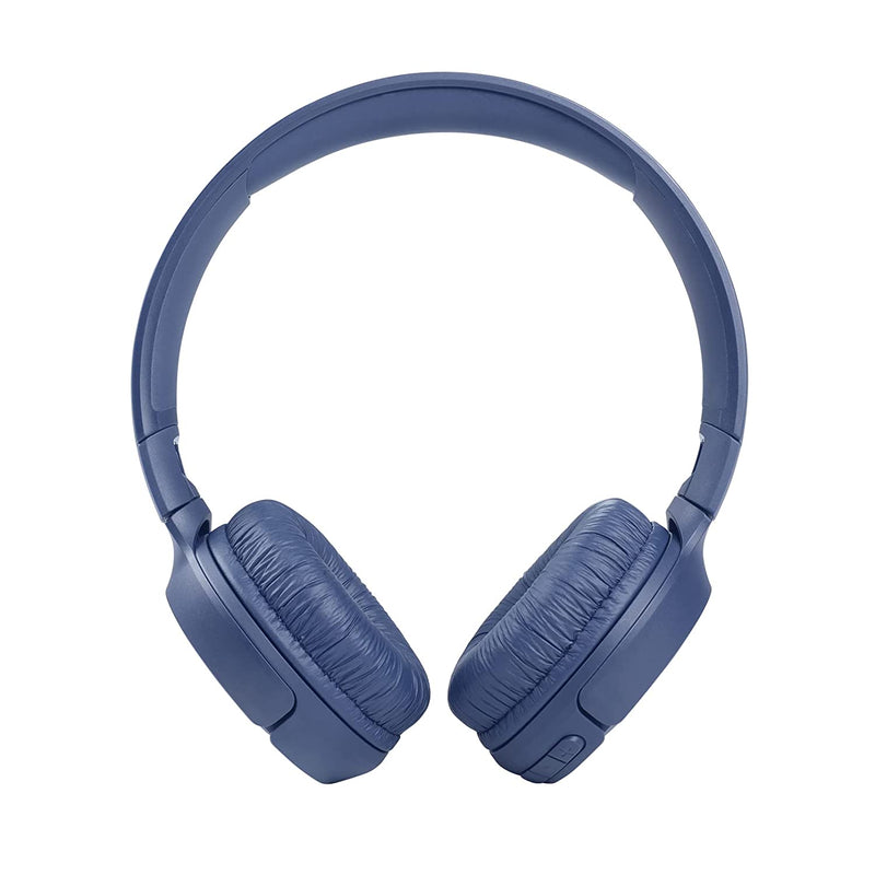 JBL Tune 510BT, On Ear Wireless Headphones with Mic, up to 40 Hours Playtime, JBL Pure Bass, Quick Charging, Dual Pairing, Bluetooth 5.0 & Voice Assistant Support for Mobile Phones (Blue)