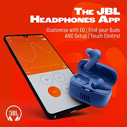 JBL Tune 230NC TWS, Active Noise Cancellation Earbuds with Mic, Massive 40 Hrs Playtime with Speed Charge, Adjustable EQ with JBL APP, 4Mics for Perfect Calls, Google Fast Pair, Bluetooth 5.2 (Blue)