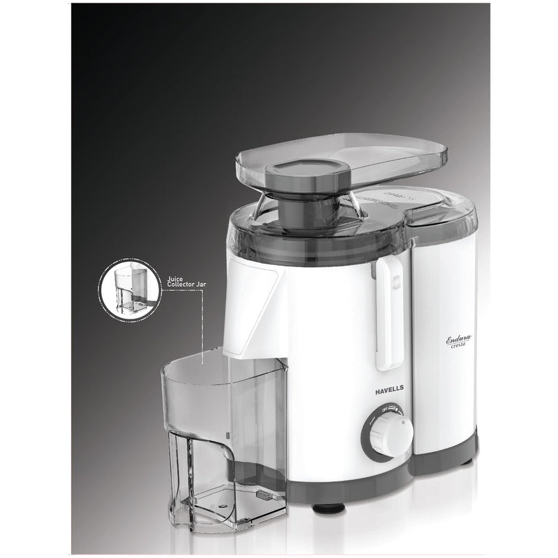 Havells Endura Cresta 500 watt Juicer (White)