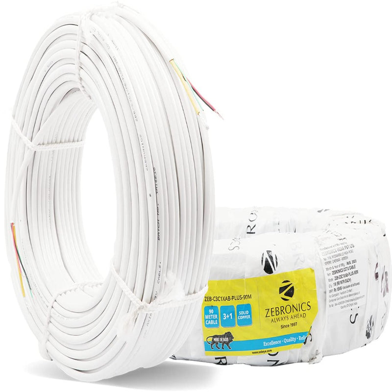 ZEBRONICS ZEB-C3C1XAB-PLUS-150M ZEBRONICS CCTV Cable