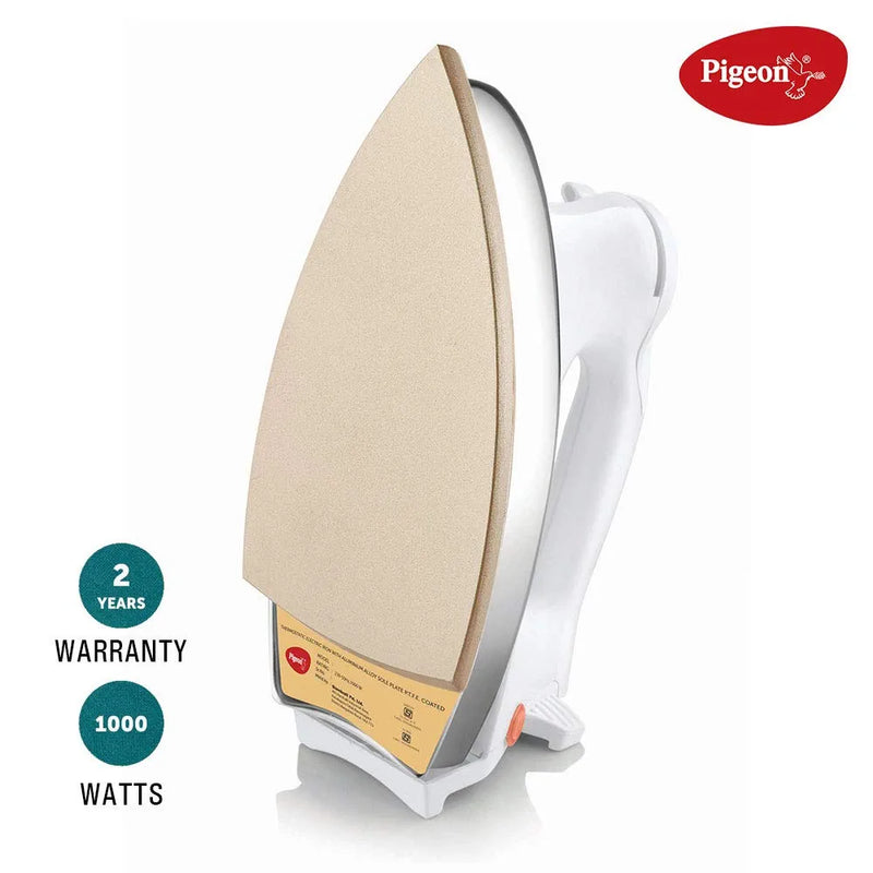 Pigeon by Stovekraft Gale Heavy Weight Dry Iron Press Box. Electric Iron for Wrinkle Free Clothes (1000 Watt)