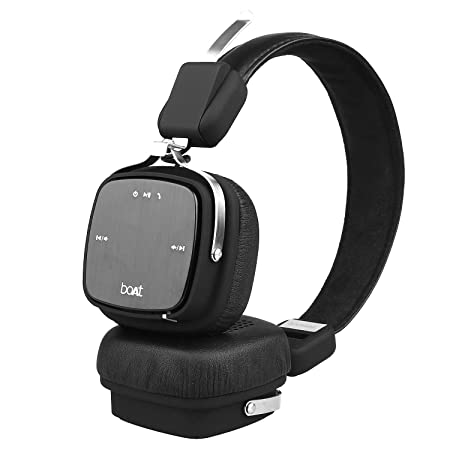 boAt Rockerz 610 Wireless Bluetooth Headphone with Mic (Black)