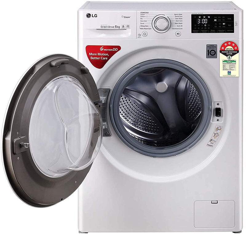 LG 6.0 Kg 5 Star Inverter Fully-Automatic Front Loading Washing Machine