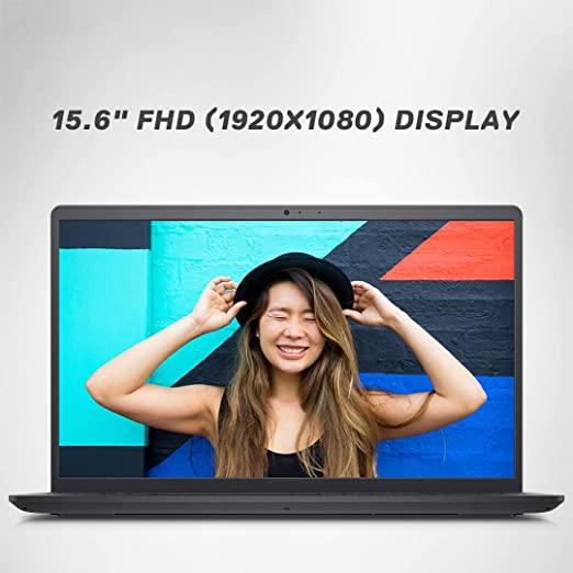 Dell 15 (2021) Athlon Silver 3050U, 4Gb, 256Gb Ssd, Windows 11 + Ms Office'21, AMD Vega Graphics,, 15.6 Inches Hd Display, Carbon Black (Inspiron 3515, D560702Win9Be)