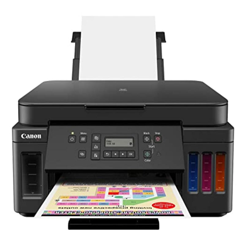 Canon PIXMA G6070 All-in-one Wi-Fi Colour Ink Tank Printer with Auto-Duplex Printing and Networking (Black)