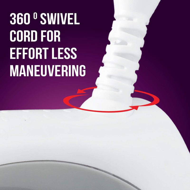 HAVELLS Flare 1250 W Steam Iron with Teflon Coated Sole Plate, Vertical & Horizontal Ironing & 2 Years Warranty. (Purple)