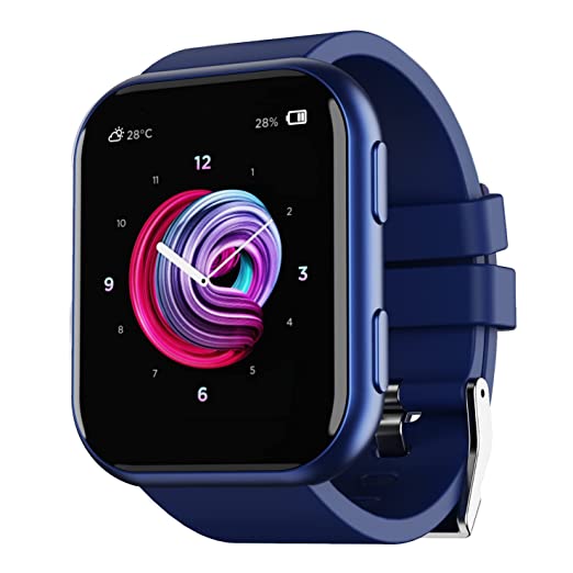 BoAt Blaze Smart Watch with 1.75” HD Display, Fast Charge, Apollo 3 Blue Plus Processor, (Deep Blue)