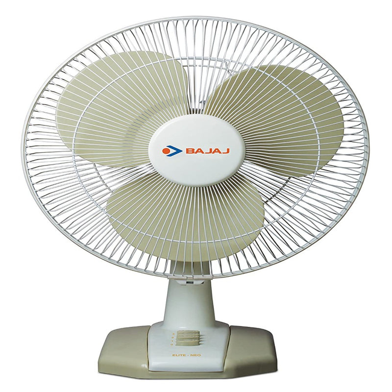 Bajaj Elite-Neo 400mm Table Fan (Ivory Mushroom)