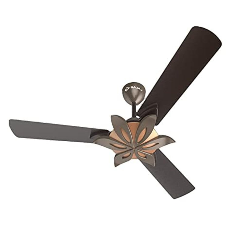 Bajaj Floweret AVAB 1200mm Full Aluminium Body Ceiling Fan (Chocolate Brown), Regular