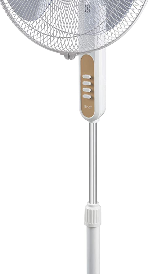 Bajaj Midea BP07 400 mm Pedestal Fan (White)