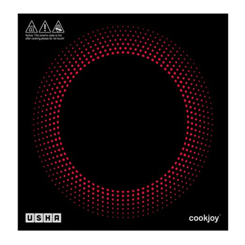 Usha CookJoy (CJ1350WPC) 1350 Watt Induction cooktop (Black)