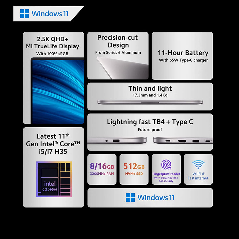 Mi NoteBook Pro Win 11