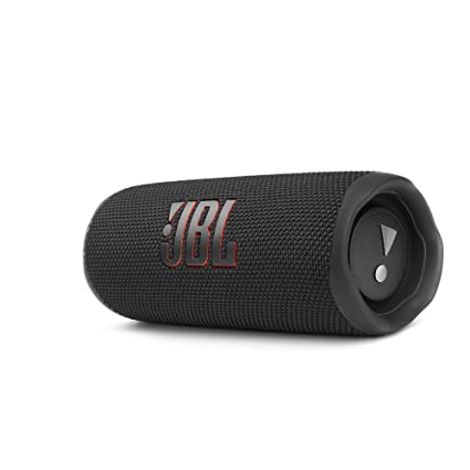 JBL Flip 6 Wireless Portable Bluetooth Speaker with JBL Pro Sound, Upto 12 Hours Playtime, IP67 Water & Dustproof, PartyBoost & Personalization by JBL App (Without Mic, Black)