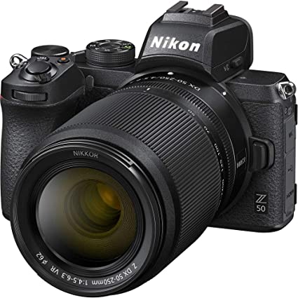 Nikon Z50 Mirroless Camera Body with NIKKOR Z DX 16-50mm f/3.5-6.3 VR & NIKKOR Z DX 50-250mm f/4.5-6.3 VR Lens