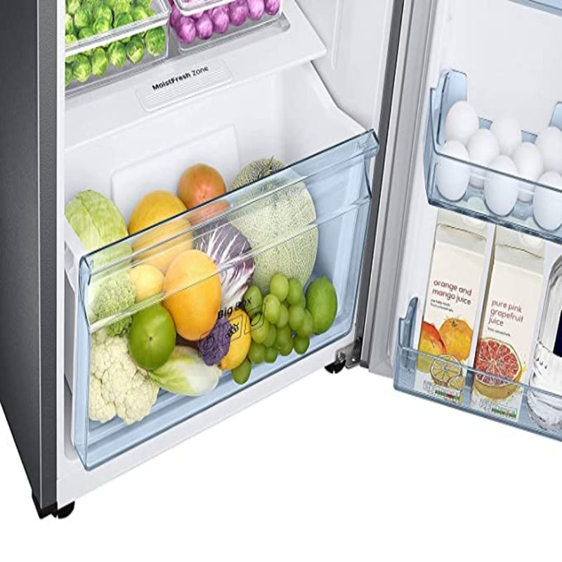 Samsung 253 L 2 Star Inverter Frost-Free Double Door Refrigerator (RT28A3022GS Gray Silver)