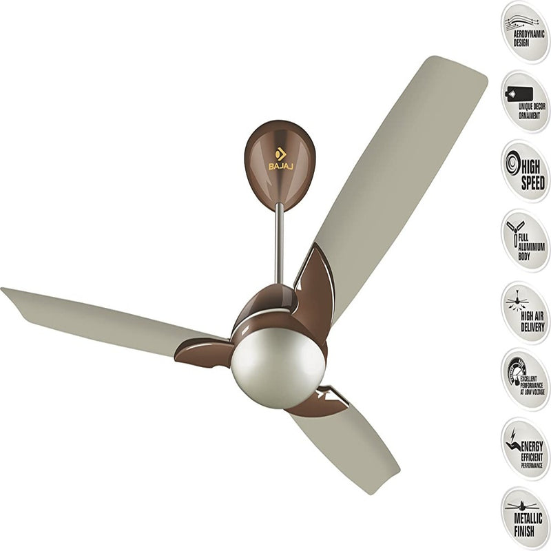 Bajaj Harrier 1200mm Ceiling Fan (Pearl Grey)