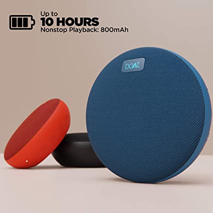 boAt Stone 180 5W Bluetooth Speaker with Upto 10 Hours Playback, 1.75" (4.4cm) Driver, IPX7 and TWS Feature(Blue)